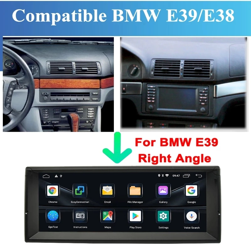 Android 12 Car Radio for BMW 5 E39 E53 X5 1995-2001 2002 2003 2004 2005 2006