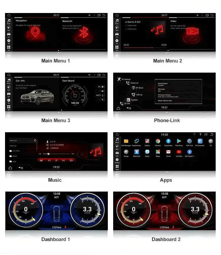 10.25&prime;&prime; 4G SIM Car Audio Stereo Navi Autoradio Radio Multimedia Screen GPS F25 Android for BMW X3 2006 2012