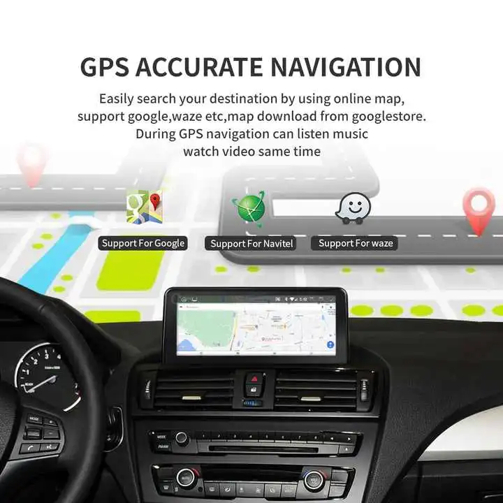 Android Touch Screen GPS Bt Car Multimedia Radio for BMW F20 F21 F22 F23 2012-2016 10.25 Inch 4G 8 Core Car Android Radio