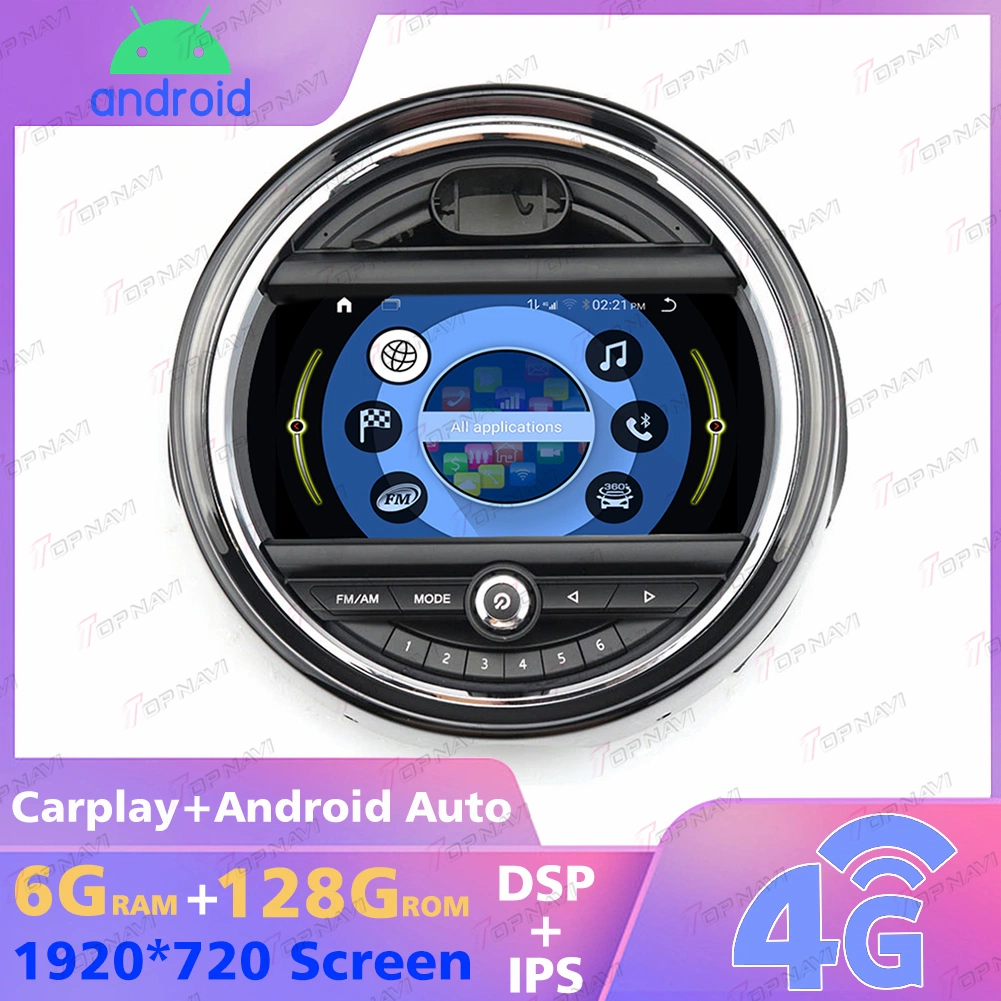 9inch Touch Screen Android 12 2+32GB Audio Car Radio for BMW Mini Cooper Evo 2018 - 2020 Car Dps Navigation
