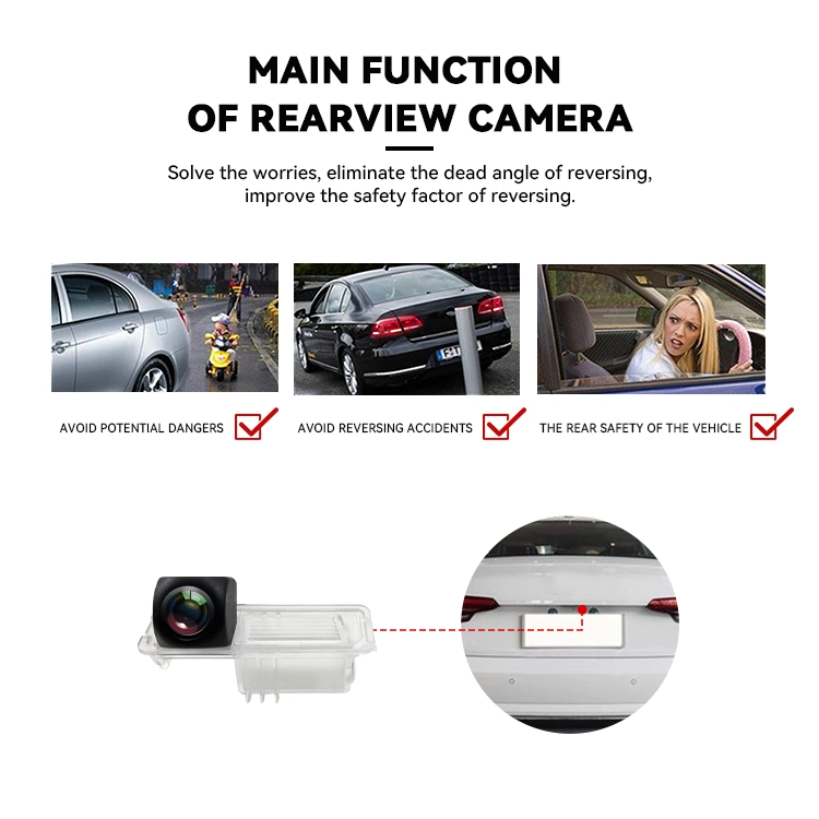 Wemaer 1080P Parking Backup Reverse Car Camera for VW/Bora/Magotan/Golf 6/Cc/Polo/Beetle/Crosspolo/Yeti/Porsche Cayenne/Macan