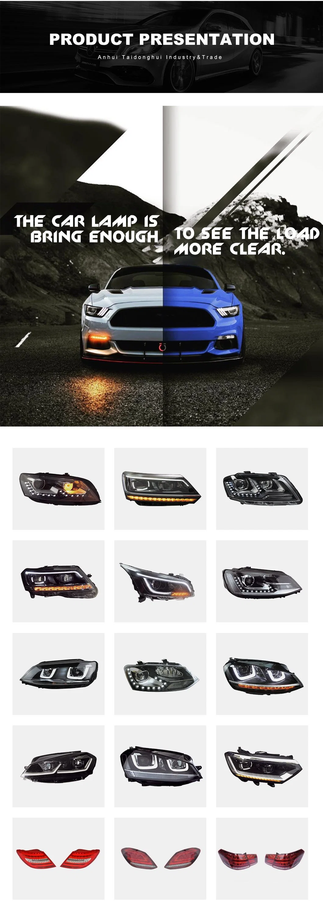 High Quality Suitable for BMW 1 Series F20 Headlight with High LED Angel Eyes Daytime Running Lights